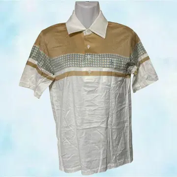 MUNSINGWEAR 먼싱웨어 피케 셔츠 브라운 남성용 체크