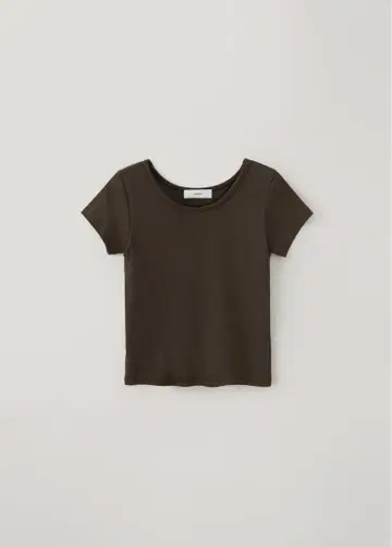 Olive T-Shirt brown ohotoro