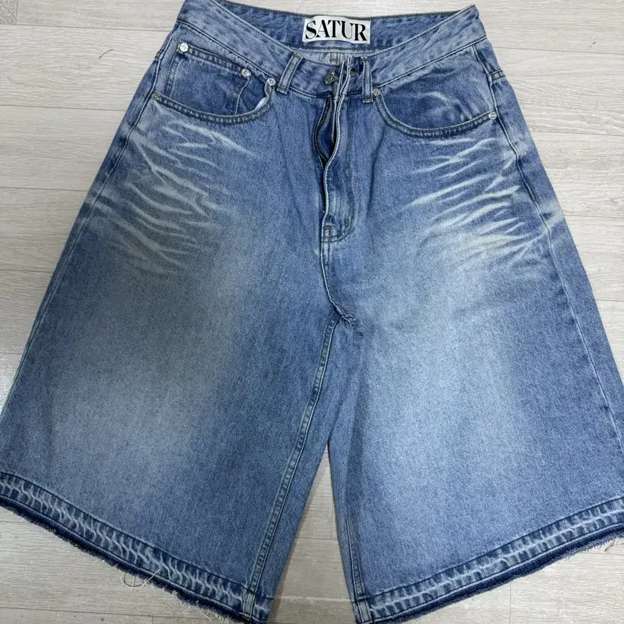 SATUR | 세터 Satur Gabon Denim Bermuda Pants #버뮤다팬츠