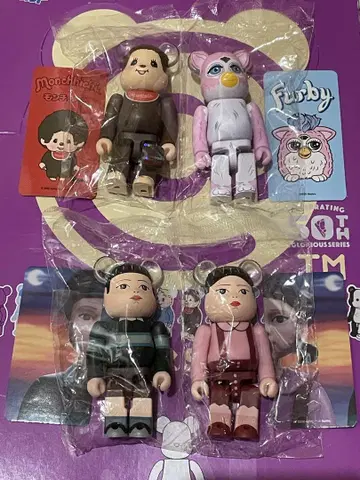 베어브릭 50 4종 오징어 게임 몬치치 퍼비