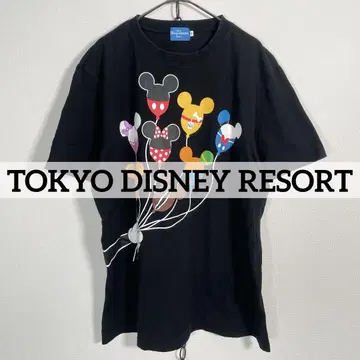 TDR 도쿄 디즈니 리조트 30주년 해피니스 이어 티셔츠 LL 블랙