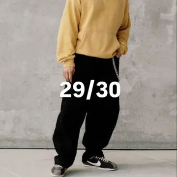GAP 슈퍼 배기 블랙 데님 29/30