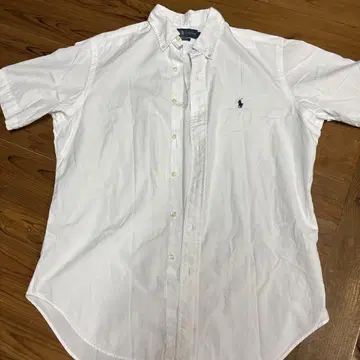 Ralph Lauren 반팔 셔츠 M 화이트 CLASSIC FIT