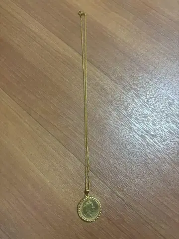 엘리자베스 여왕 1페니 코인 펜던트 헤드