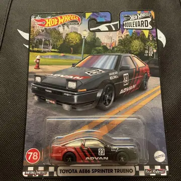 핫휠 ae86 스프린터 트레노 ADVAN 컬러