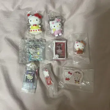 산리오 헬로키티 가챠가챠 키링 세트