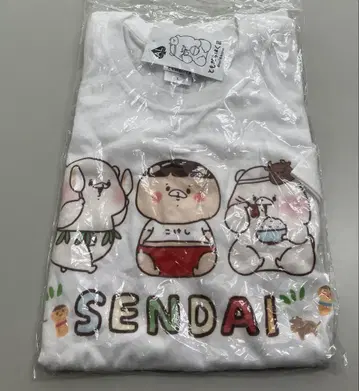 SENDAI 토모다치와 쿠마 티셔츠 L 사이즈