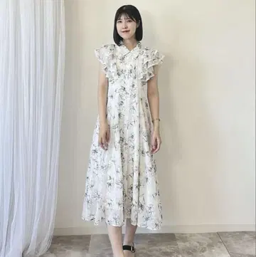 AnMILLE 안미르 플라워 턱 프릴 원피스