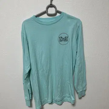 17TH ST SURF SHOP 긴팔 티셔츠 민트 그린