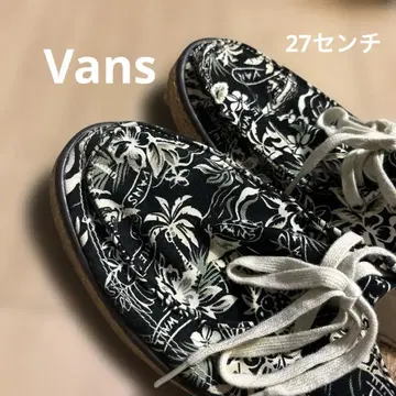 레어 VANS 보태니컬 무늬 슬립온 스니커즈 하와이 서프 27cm