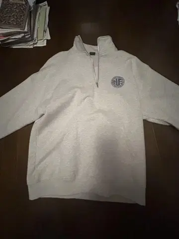 HUF 그레이 집업 트레이너 XXL