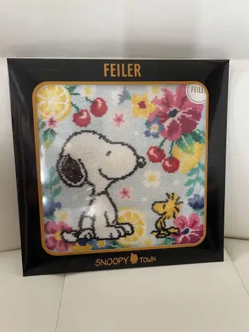 스누피 FEILER 손수건 긴자 미츠코시