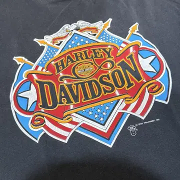 90s Harley Davidson 티셔츠 이글 usa 할리