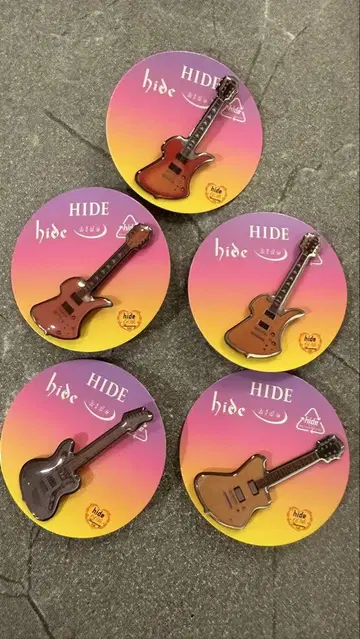 hide 60th Anniversary 핀즈 캡슐 5개 세트