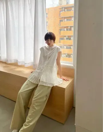 CLANE PLEAT LAYER N/S SHIRT