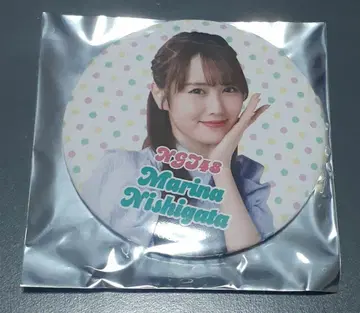 NGT48 니시가타 리나 캔뱃지 2025년 8월 ver. 극장 복권