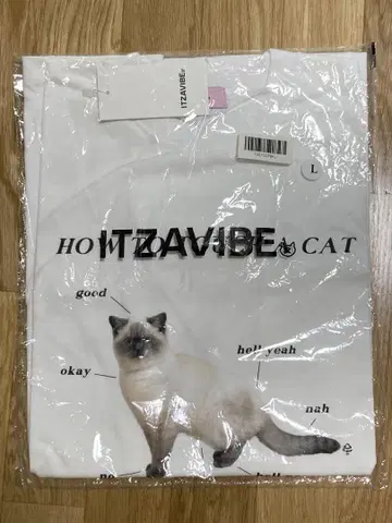 ITZAVIBE CAT 셔츠 L 사이즈