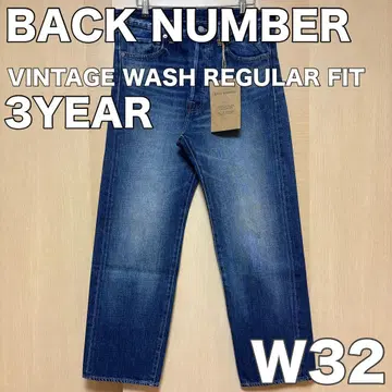 새상품 BACK NUMBER 3YEARS W32 버튼 플라이