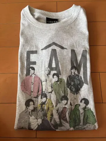 timelesz 라이브 티셔츠 [ 멜란지 화이트 ] FAM 타임리스