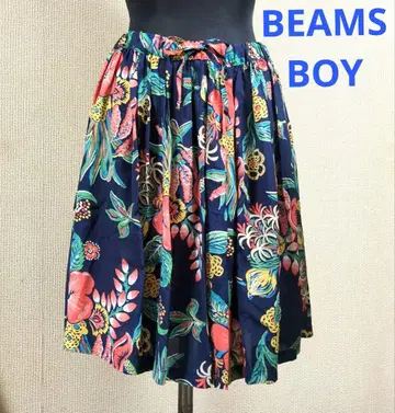 [ 새상품급 ] BEAMS BOY 알로하 스커트 (FREE 사이즈)