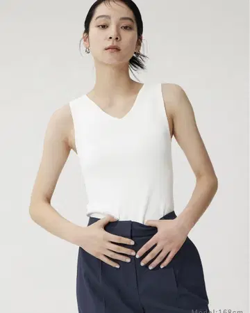 플라스테 UV 컷 레이온 블렌드 2WAY 탱크탑