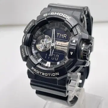 작동 카시오 G-SHOCK GA-400GB 로터리 스위치 손목시계 블랙