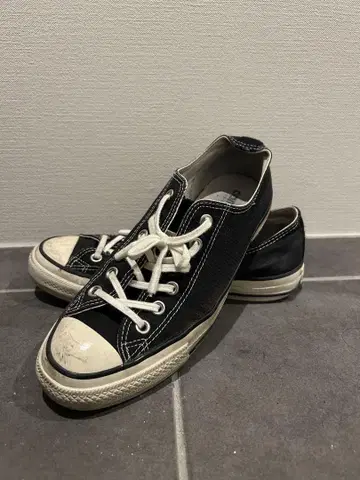 Converse 블랙 로우컷 스니커즈 26cm