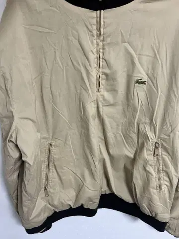 Lacoste 라코스테 베이지 풀오버 집업 재킷