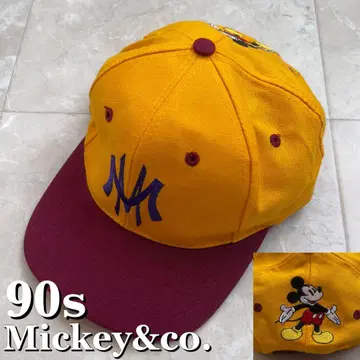 데드스탁 90s MICKEY&co. 캡 Disney 미키