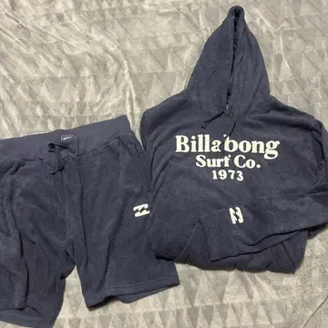 Billabong 후드 부착 후드티 네이비 셋업