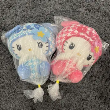 팬더 헬로키티 설레는 헤이세이 BIG 봉제 인형 전2종 세트 핑크&블루