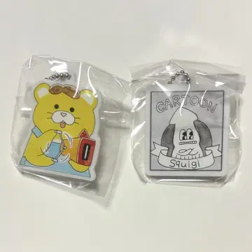 큐라이스 만박 네코노히 & 스퀴즈 키체인