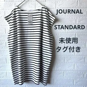 [미사용 택 포함] 저널 스탠다드 보더 프렌치 슬리브 T 코튼