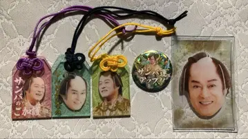 마츠켄 마츠다이라 켄 미니 사진 케이스 캔뱃지 부적풍 아크릴 키링