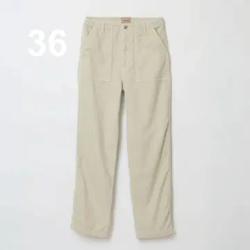 THE SHISHIKUI 코듀로이 베이커 / CREAM 36