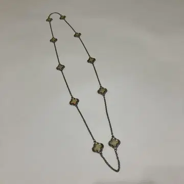 플라워 모티브 목걸이 약 83cm