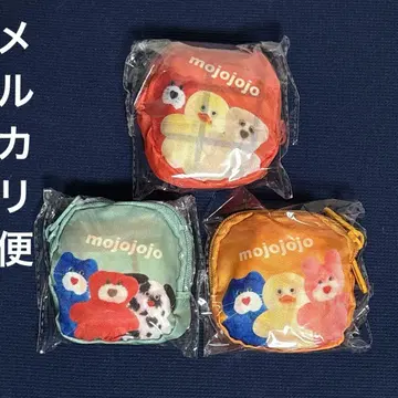 Mojojojo 수납 파우치 포함 에코백 전종 3세트