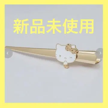 산리오 헬로키티 헤어 클립 골드 시마무라 완판템