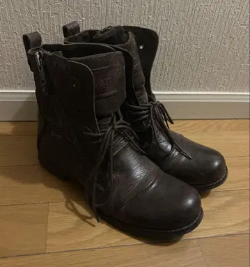 벙커 사이드 지퍼 부츠