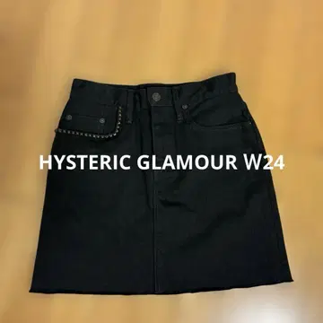 HYSTERIC GLAMOUR 타이트 미니 스커트 블랙