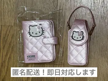[완판템] 헬로키티 미니어처 퀼트 카드 케이스 핸들 케이스 2점