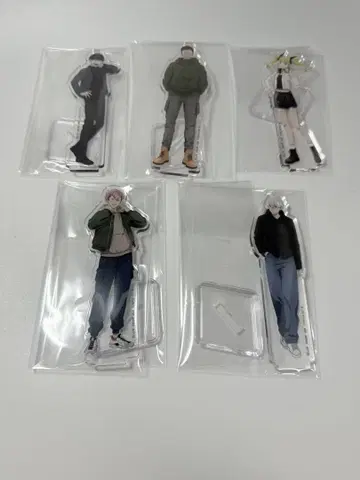 괴수 8호 제일복권 아크릴 스탠드 제3부대 5개 세트