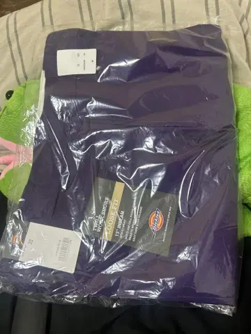 Dickies 하프 팬츠 42283 보라색 32