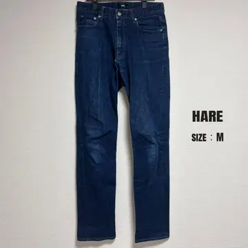 HARE 하레 / 스트레이트 데님 인디고 빈티지 M