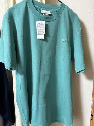 LACOSTE CLASSIC FIT T셔츠 민트 그린 FR 4