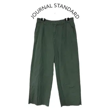 JOURNAL STANDARD 와이드 팬츠 프린지 린넨 40