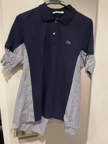 사카이 sacai 라코스테 콜라보 피케 셔츠