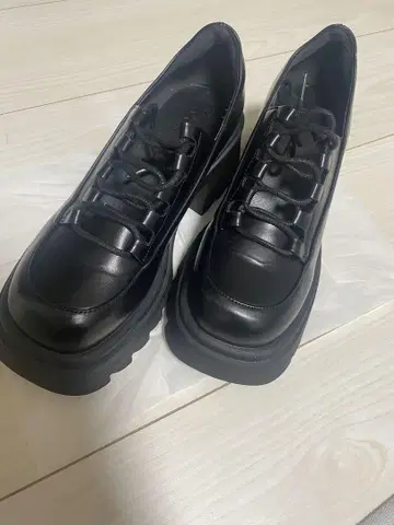 idem 레이스업 로퍼 lace up platform loafers