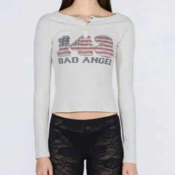 SCULPTOR Flag Raglan 티셔츠 블랙