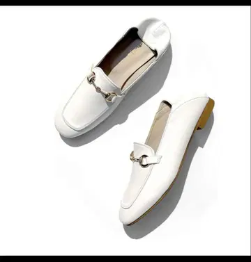 Bit Babouche Loafers 2cm 화이트